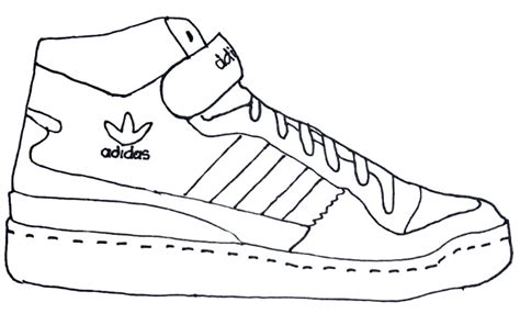 dibujos para colorear de adidas|Dibujos de Zapatillas para Colorear .